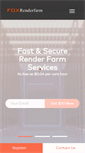 Mobile Screenshot of foxrenderfarm.com